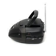 Tyler Portable Stereo MP3/CD Boombox Player TAU102-BK with Mega Bass Sound, Text Display, AM/FM Stereo, USB/SD...