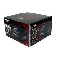 Tyler Portable Stereo MP3/CD Boombox Player TAU102-BK with Mega Bass Sound, Text Display, AM/FM Stereo, USB/SD... N2