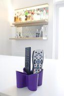 Cozy Remote Control Tidy Remote Holder and TV Remote Organizer (Red) N11