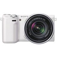 Sony NEX-5RK/W Alpha Digital Camera w/ SEL-1855 18-55mm Lens 16MP Wi-Fi - White