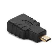Aurum Cables Right Angle L Shape HDMI Male to HDMI Female Adapters - Black - Pack of 5 + 3 Cable Ties N5