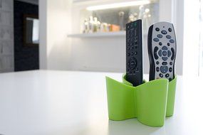 Cozy Remote Control Tidy Remote Holder and TV Remote Organizer (Red) N12