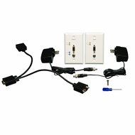 Tripp Lite VGA over Cat5 / Cat6 Extender, Transmitter and Receiver with EDID Copy, 1920x1440 at 60Hz(B130-101-2)