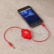 ReTrak ETPRAUX Premier Retractable 6-Feet Auxiliary Cable N12