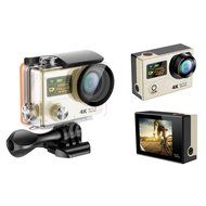 TONSEE Sport Camera H3 Ultra 4K HD 2.0 Inch Screen Action Camera Waterproof 30m, Gold