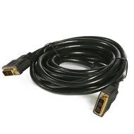 Fosmon High Resolution Gold Plated DVI to DVI Single Link Digital Video Monitor Cable - Black (10 FT / 3.0 M) N7