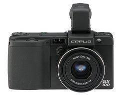Ricoh Caplio GX100 10MP Digital Camera with 3x Wide Angle Zoom Lens and VF1 Removable LCD Viewfinder
