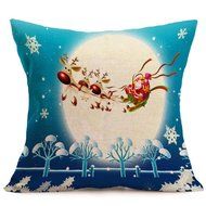 Pillow Cover,Haoricu Vintage Christmas Cartoon Smowman Penguin Sofa Bed Home Decoration Festival Pillow Case Cushion... N37