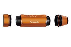 Panasonic A1: Ultra-Light Wearable HD Action Cam - HX-A1MD (Orange) N7