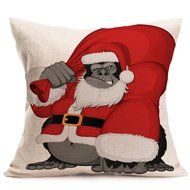 Pillow Cover,Haoricu Vintage Christmas Cartoon Smowman Penguin Sofa Bed Home Decoration Festival Pillow Case Cushion... N42