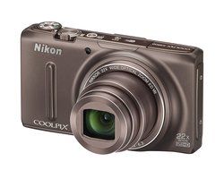 Nikon 2013 Coolpix S9500 Digital Camera brown 18.1 MP 22x - International Version