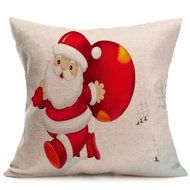 Pillow Cover,Haoricu Vintage Christmas Cartoon Smowman Penguin Sofa Bed Home Decoration Festival Pillow Case Cushion... N44