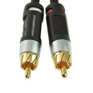 Mediabridge Stereo Cable with Left and Right Audio (6 Feet) - RCA to RCA Gold-Plated Connectors - (Part# MPC-ALR... N3