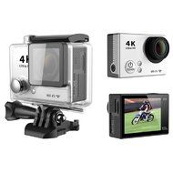 Sport Camera, TONSEE Waterproof H2R Super Slim Ultra HD 4K Video Sport Camera Remote Control, Silver