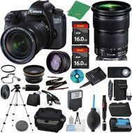 Canon EOS 6D Camera + 24-105mm STM + 2pcs ZeeTech 16GB Memory + Case + Reader + Tripod + Starter Set + Wide Angle...