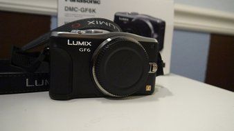 Panasonic Lumix DMC-GF6 Mirrorless Micro Four Thirds Digital Camera Body Only (Black) N6