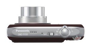Panasonic Lumix DMC-FX33K 8.1MP Digital Camera with 3.6x Wide Angle MEGA Optical Image Stabilized Zoom (Black) N5
