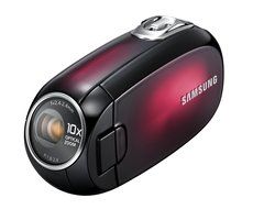 Samsung SMX-C20 Ultra Compact &quot;Touch of Color&quot; Camcorder with 10x Optical Zoom (Purple) (Discontinued by Manufacturer) N8