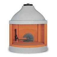 Masonry Wood Burning Fireplace "Tondo 105" N2