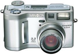 Minolta Dimage S304 3MP Digital Camera w/ 4x Optical Zoom