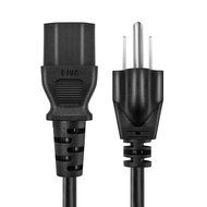 TNP Universal Power Cord (6 Feet) - NEMA 5-15P to IEC320C13 Power Cable Wire Connector Socket Plug Jack - Black N2