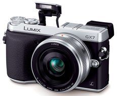Panasonic Mirrorless Interchangeable lens Digital Camera Lumix GX7 16.0 MP with 20mm f/1.7 lens Kit DMC-GX7C-S... N4