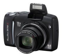 Canon Powershot SX110IS 9MP Digital Camera with 10x Optical Image Stabilized Zoom (Silver) N10