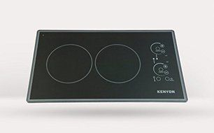 Kenyon B41776 Lite-Touch Q Cortez 2-burner Trimline Cooktop, black with touch control - two 6 .5 inch 240V UL