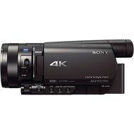 Professional Bundle - Sony FDR AX100 Ultra HD 4K Camcorder: Includes 2 Spare Batteries, Rapid Charger, UV Filter...