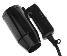 Small 12V Black Compact Travelling Festival &amp; Camping Portable In Car Hair Dryer N5