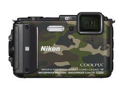 Nikon digital camera COOLPIX AW130 camouflage green [International Version, No Warranty] N5