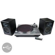 Audio-Technica: AT-LP120-USB Turntable + Audioengine A5+ Speakers Package - Black N3