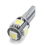 10x T10 White Led Free Canbus Error 5 SMD Car Side Wedge light Bulb 168 194 W5W N5