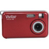 Vivitar 38STR vstyle 3.1 MP Compact System Camera with 1.5-Inch LCD Body (Red)
