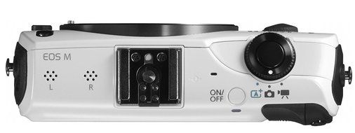 Canon EOS M (White) and EF-M 22mm STM Lens and EF-M18-55mm IS STM Lens N5
