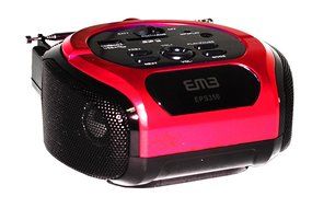 EMB Eps350 Sd/Mp3/Usb/Pc Portable Boombox Red