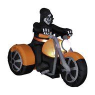 Gemmy Industries G08 62598X 5.5 Ft. W X 3.5 Ft D X 4 Ft H Airblown Reaper On 3 Wheeler Large