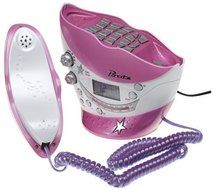 Bratz Electric Funk Rockin&#039; AM/FM Clock Radio with Phone N2