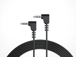 Pwr+ 6 Ft Extra long Cord 3.5mm Screen-to-screen Audio and Video AV Cable for Philips, Insignia Dual Screen Portable...