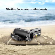 PowerLead CAM06 720P 16MP 2.7-Inch TFT LCD 16x Zoom DV DVR Digital Video Camcorder - Black and Red N3