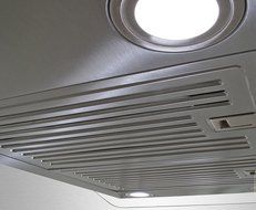LOH8901-03 Kitchen Hood Vent Stainless Steel Mounted Tempered Glass Canopy and LED Lights, 36 Inch N3