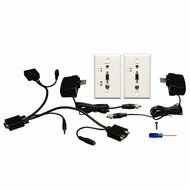 Tripp Lite VGA over Cat5 / Cat6 Extender, Transmitter and Receiver with EDID Copy, 1920x1440 at 60Hz(B130-101-2) N3