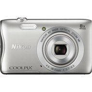 Nikon COOLPIX S3700 Digital Camera with 8x Optical Zoom and Built-In Wi-Fi (Pink) N7