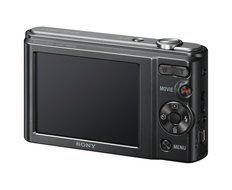 Sony DSCW800 Compact Digital Camera - Black (20.1 MP, 5x Optical Zoom)
