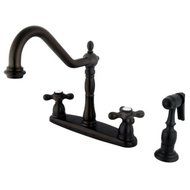 Kingston Brass KB1755AXBS Heritage 8-Inch Centerset Kitchen Faucet, Oil Rubbed Bronze by Kingston Brass