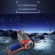 PowerLead CAM06 720P 16MP 2.7-Inch TFT LCD 16x Zoom DV DVR Digital Video Camcorder - Black and Red N6