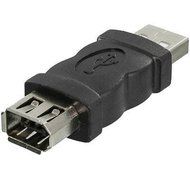 Firewire Ieee 1394 6 Pin Female F To Usb 1.1/2.0 M Male Adaptor Converter Make Plug And Play Connections Your...
