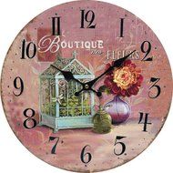 MuLuo Wooden Wall clocks home watches for Living room office den bedroom E N2