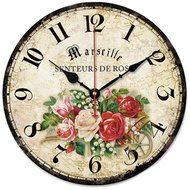 MuLuo Wooden Wall clocks home watches for Living room office den bedroom E N3