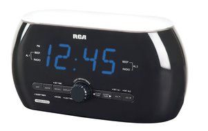 RCA Clock Radio With Motion-Activated Soft Light N3